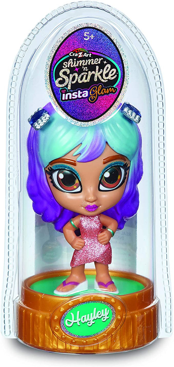 Cra-Z-Art Shimmer n Sparkle Instaglam Wicked Nails Hayley Doll with Makeup