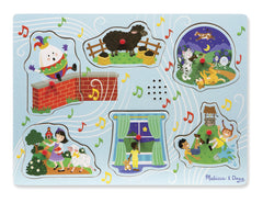 Melissa & Doug - Nursery Rhymes 2 Sound Puzzle 6 Pieces
