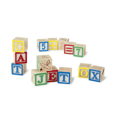 Melissa & Doug - Wooden Abc & 123 Blocks