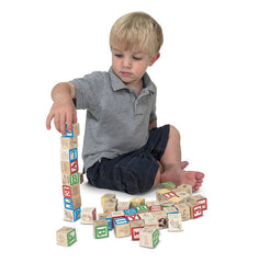 Melissa & Doug - Wooden Abc & 123 Blocks