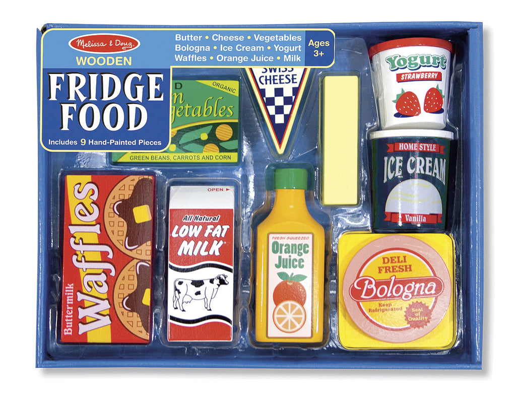 Melissa & Doug - Wooden Fridge Food Set