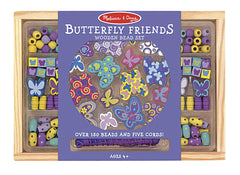 Melissa & Doug - Wooden Bead Set Butterfly Friends - Toyworld Aus