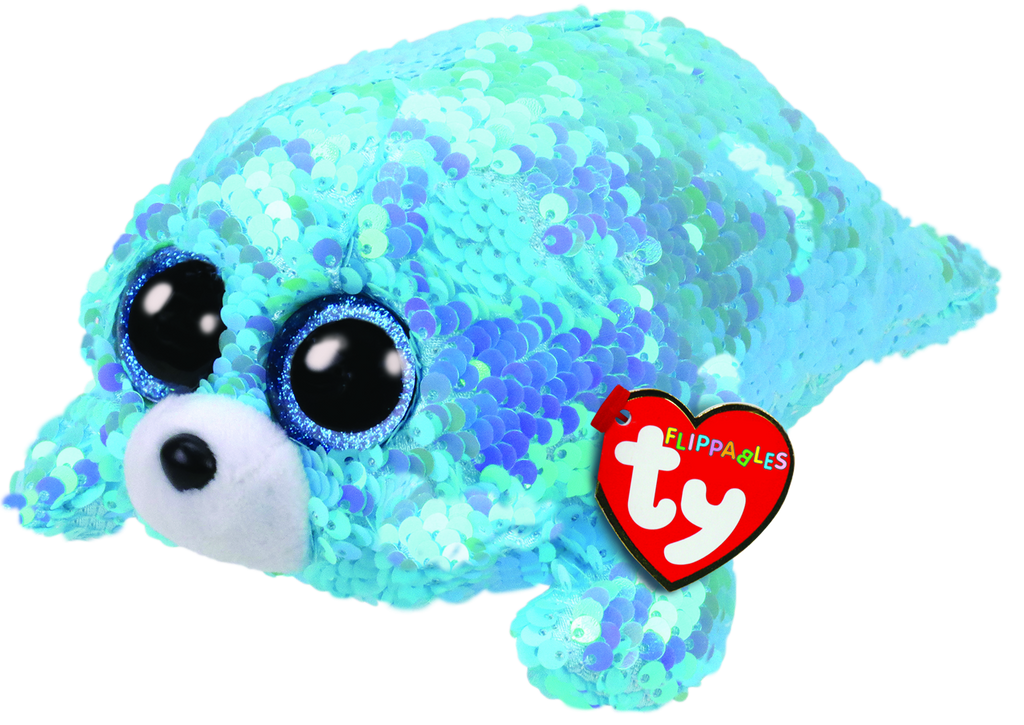 Ty Beanie Boos Flippables Waves The Seal