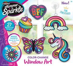 Cra-Z-Art Shimmer 'N Sparkle Color-Change Window Art