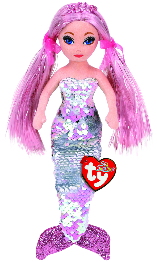 Ty Mermaids Sequins Pink Mermaid