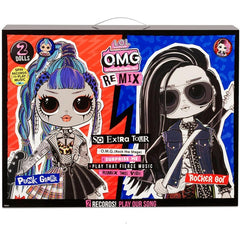 L.O.L. Surprise O.M.G. Remix Doll 2 Pack Punk Grrrl & Rocker Boi