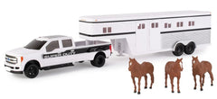 Big Roads 1:32 Ford F350 With Horse Trailer