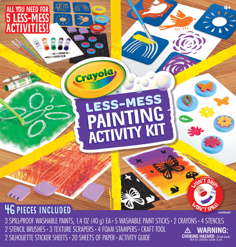 Crayola Less Mess Painting Activity Kit