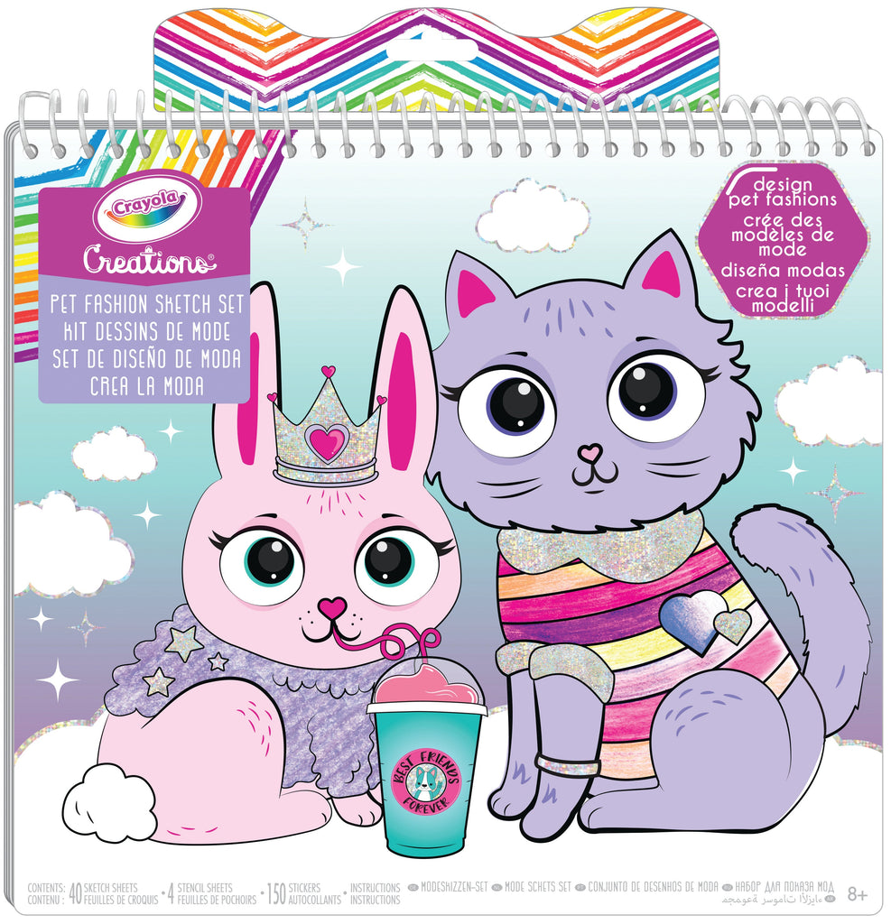 Crayola Creations Pet Fashion Sketch Set