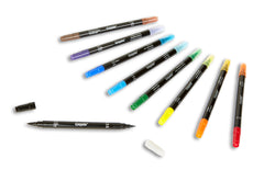 Crayola Signature Brush & Detail Dual-Tip Markers 16 Markers