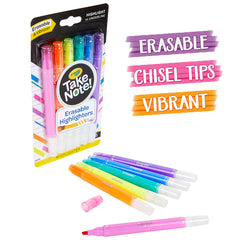 Crayola Take Note! Erasable Highlighters 6 Pack