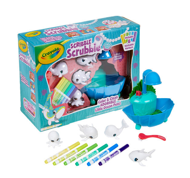 Crayola Scribble Scrubbie Pets Ocean Lagoon Playset