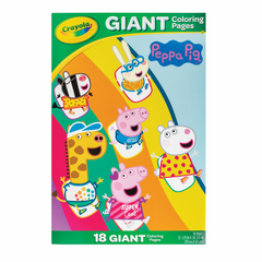 CRAYOLA GIANT COLORING PAGES PEPPA PIG