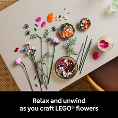 LEGO 10342 Botanicals Pretty Pink Flower Bouquet