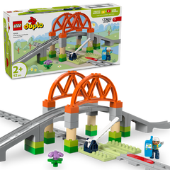 LEGO 10426 Duplo Trains Train Bridge And Tracks Expansion Set