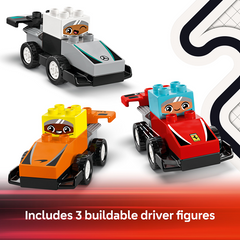 LEGO 10445 Duplo F1 Team Race Cars & Drivers