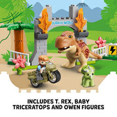 LEGO 10939 Duplo Jurassic World T.Rex And Triceratops Dinosaur Breakout