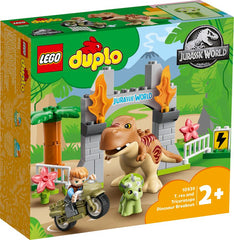 LEGO 10939 Duplo Jurassic World T.Rex And Triceratops Dinosaur Breakout