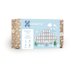 Connetix Magnetic Tiles 12 Piece Clear Rectangle Pack