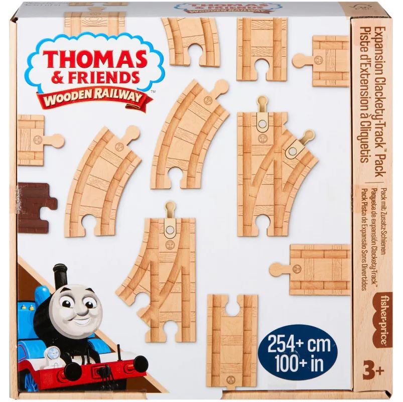 Fisher-Price Thomas & Friends Wooden Railway Expansion Clackety Track Pack