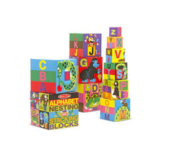 Melissa & Doug - Alphabet Nesting And Stacking Blocks