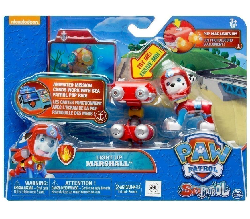 Paw patrol sea patrol deluxe figures hotsell