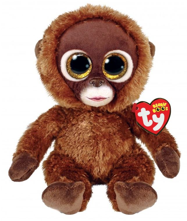 Ty Beanie Boos Regular - Chessie Monkey Brown