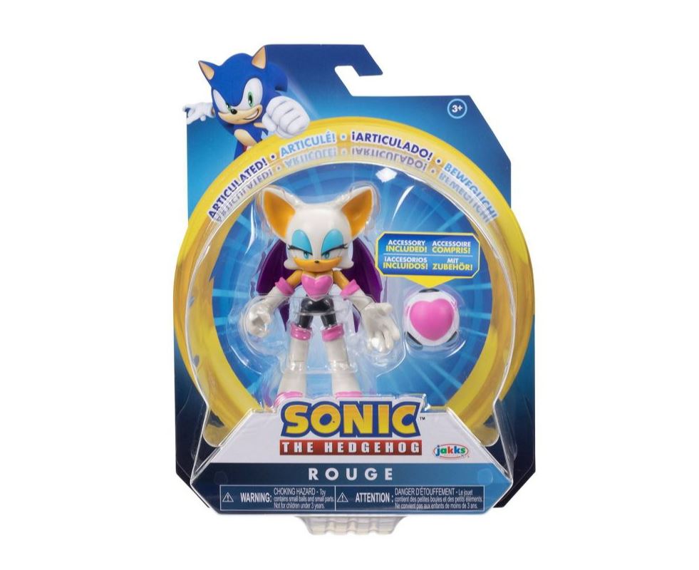 Sonic The Hedgehog 4 Inch W17 Figure - Rouge The Bat