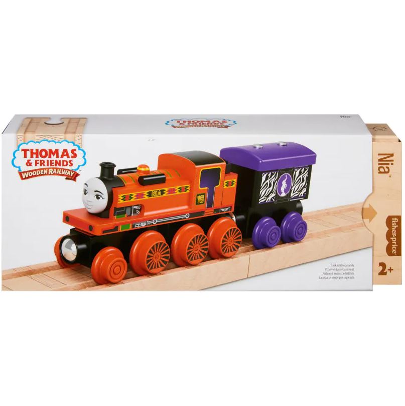 Fisher-Price Thomas & Friends Wooden Railway Nia Engine And Cargo Car