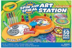 Crayola Spin & Spiral Art Station Deluxe Edition Kit