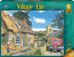 VILLAGE LIFE S3 1000 PIECE JIGSAW PUZZLE
A NEW THATCH