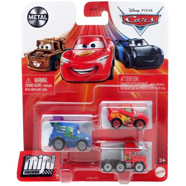 Disney Cars 3 Pack Dj, Lightning Mcqueen And Mack