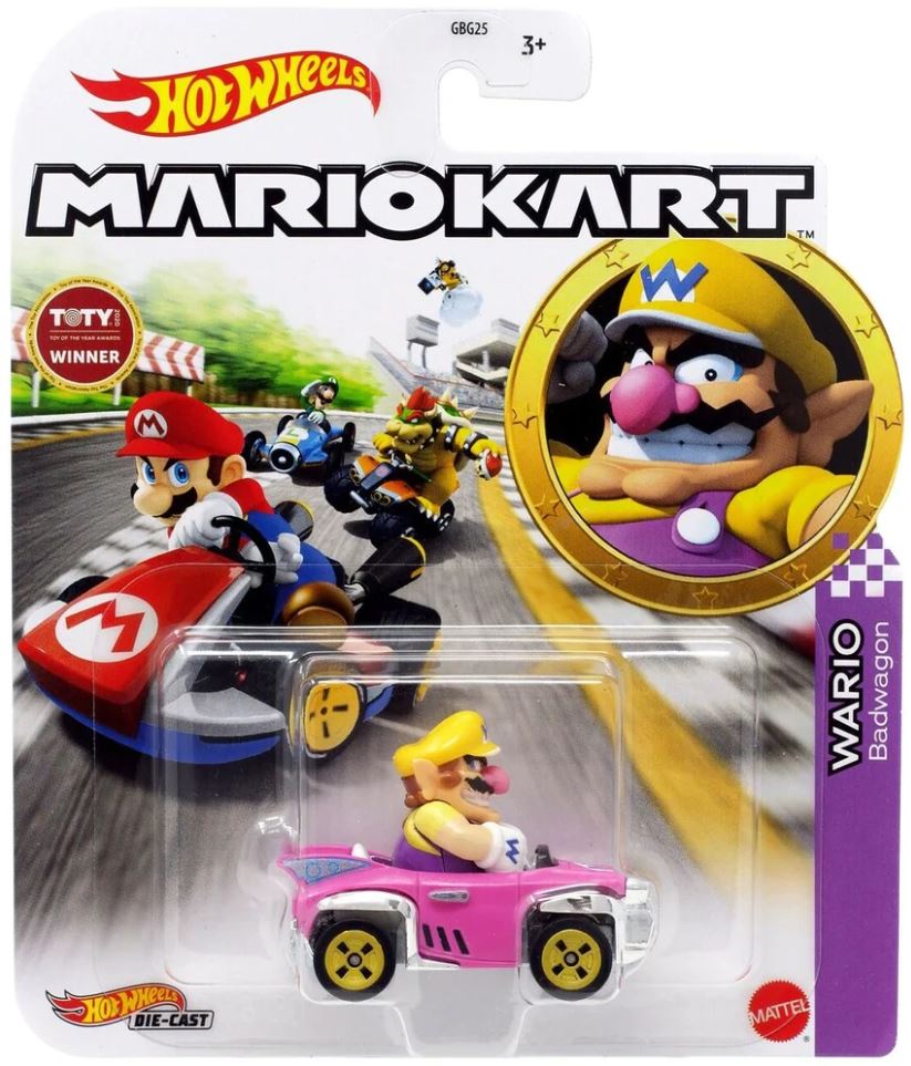 Hot Wheels Mario Kart Wario Badwagon