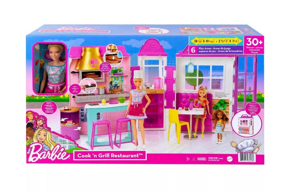 Barbie Cook 'N Grill Restaurant Playset