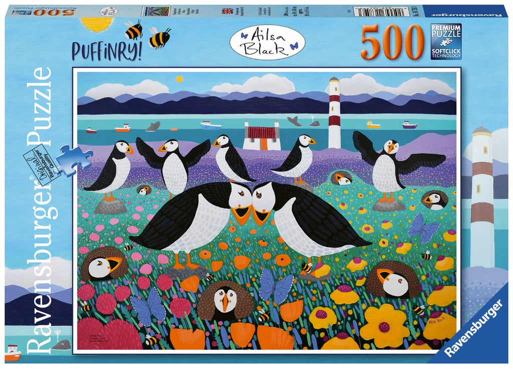 Ravensburger Puffinry! Puzzle 500 Piece