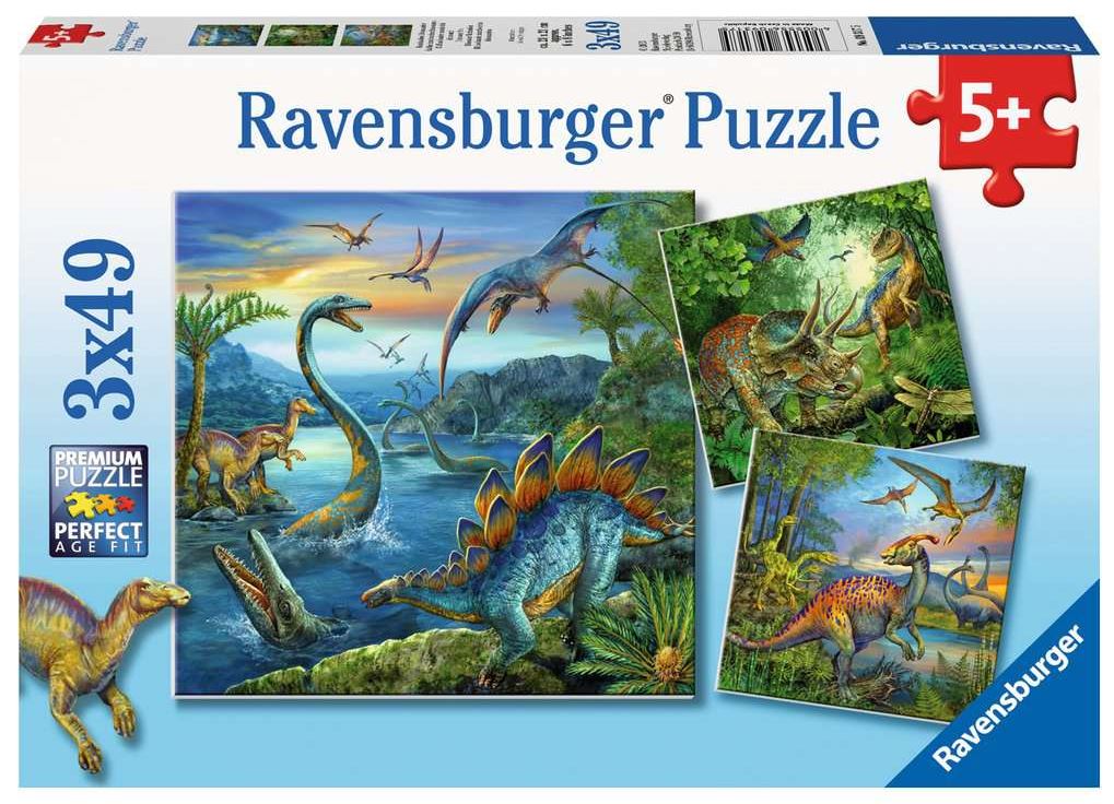 Ravensburger Dinosaur Fascination 3x49 Piece