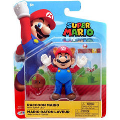 Nintendo Super Mario 12cm Figure Raccoon Mario With Leaf