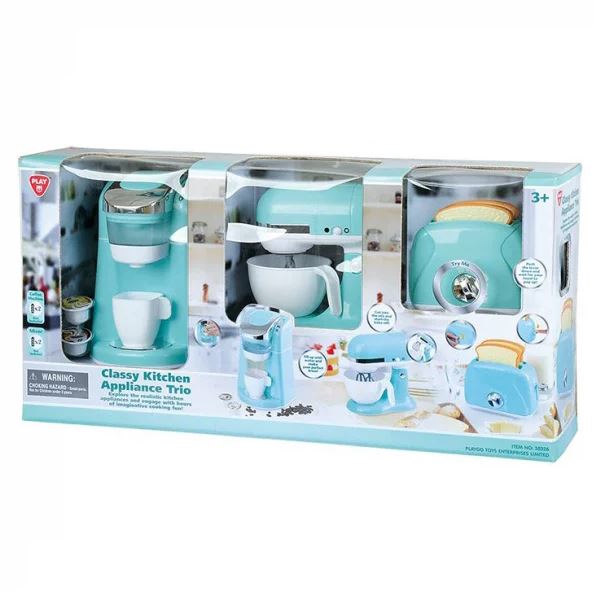 Playgo Toys Ent. Ltd. Classy Kitchen Appliance Trio Mint