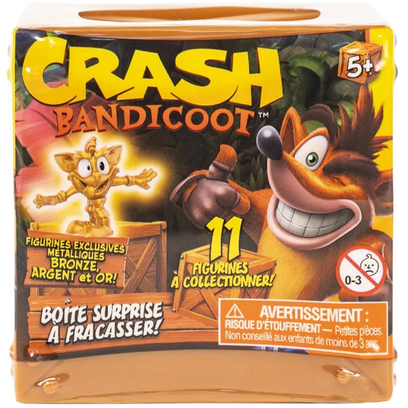 Crash Bandicoot 2.5” Smash Box Surprise Series 1