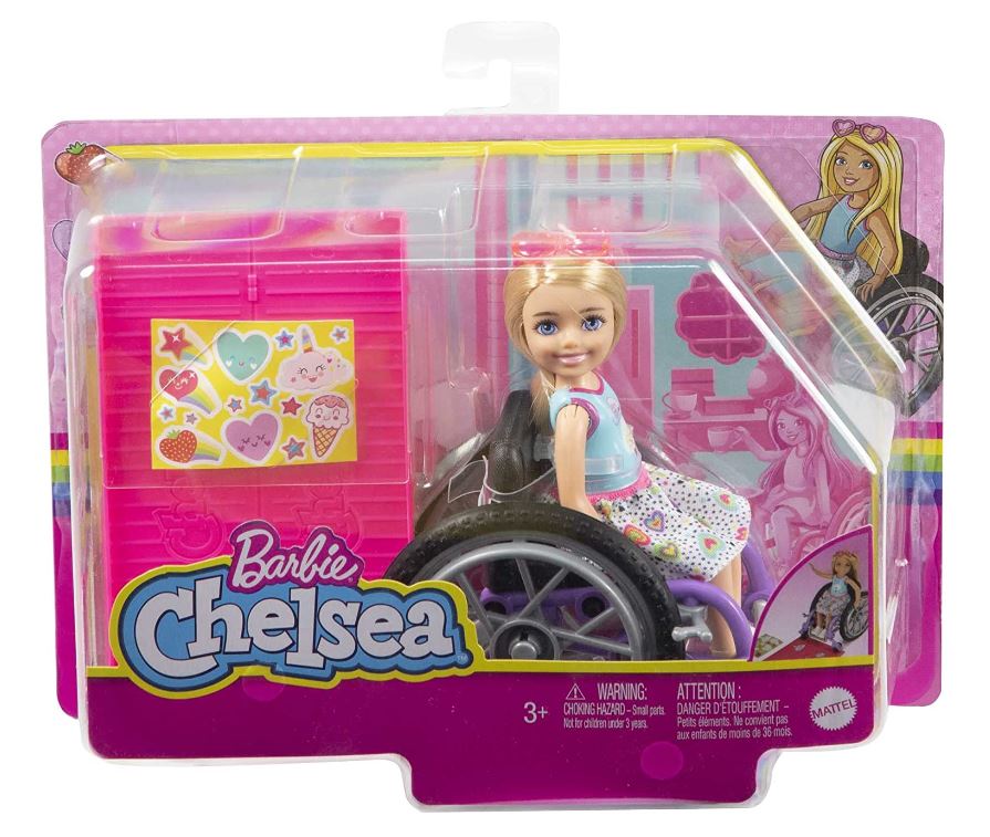 Barbie Chelsea Doll Wheelchair Blonde Hair Toyworld Australia