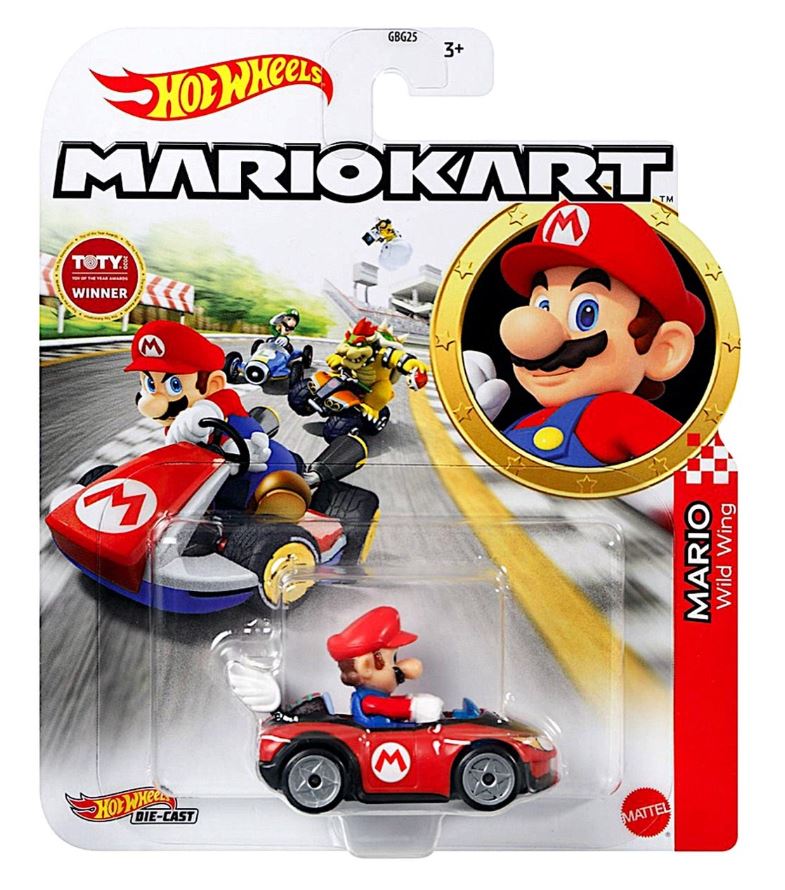 Hot Wheels Mario Kart Mario Wild Wing