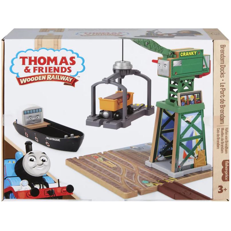 Fisher-Price Thomas & Friends Wooden Railway Brendam Docks