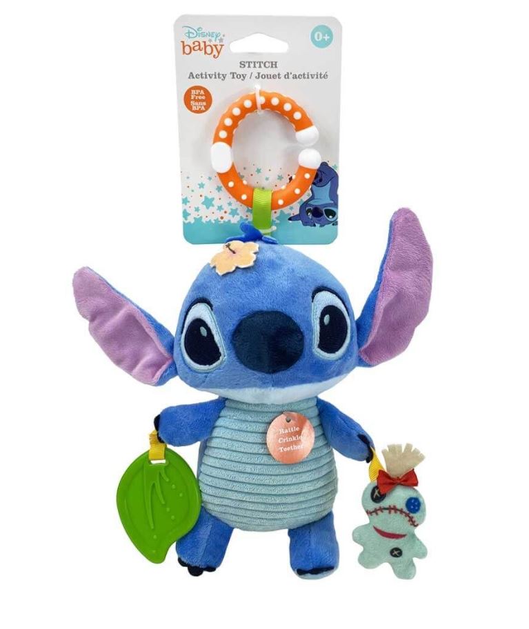 DISNEY BABY SOFT ACTIVITY TOY STITCH