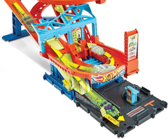 Hot Wheels City Roller Coaster Rally Playset