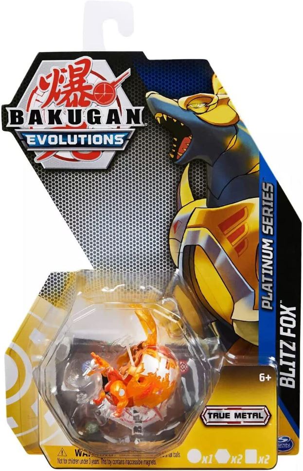 Bakugan Evolutions Platinum Series Blitzfox Yellow