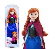 Disney Frozen Core Fashion Doll Anna In Blue Dress