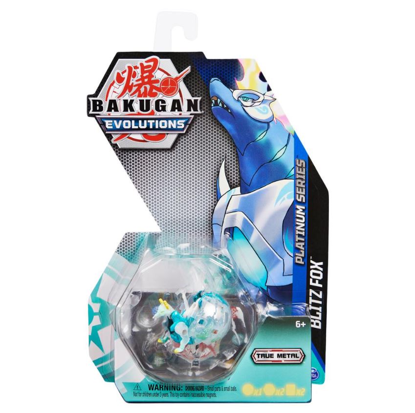 Bakugan Evolutions Platinum Series Blitz Fox White