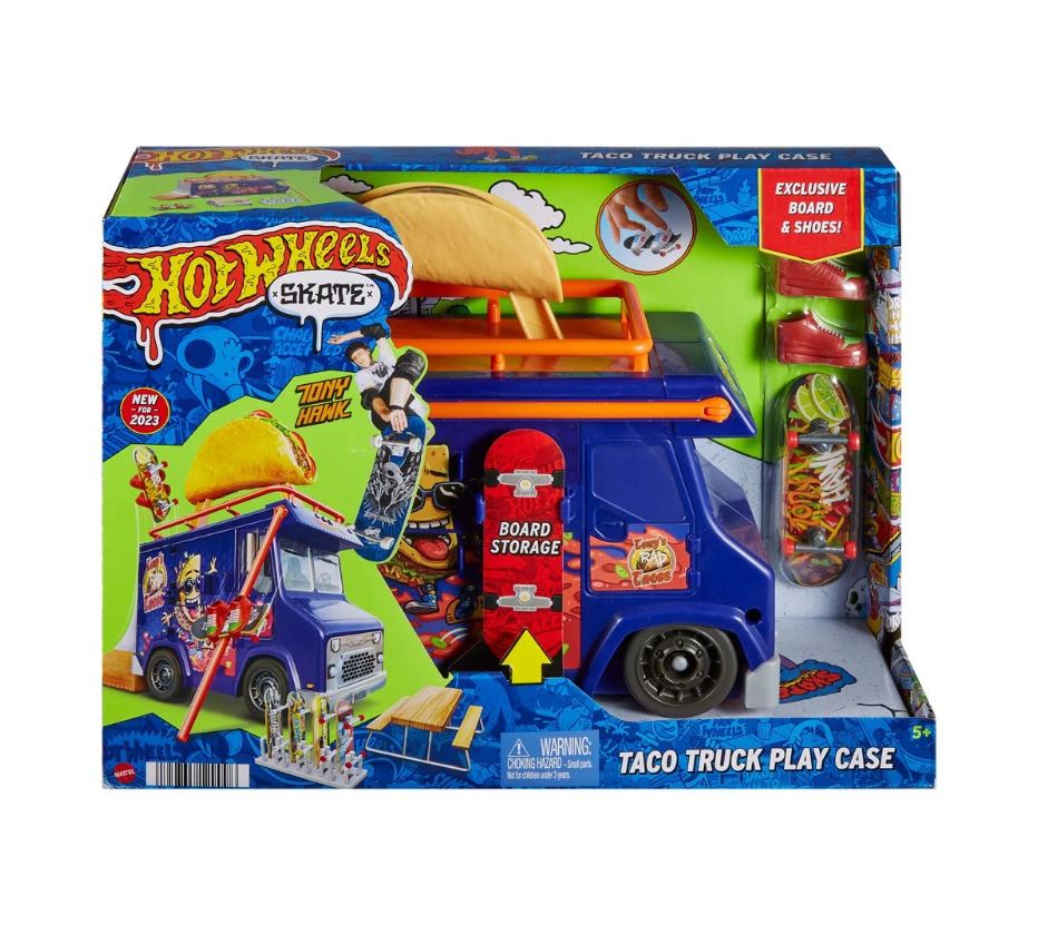 Hot Wheels Skate Taco Truck Play Case