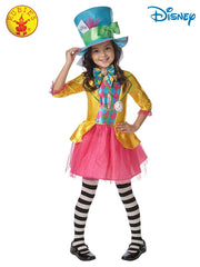 Disney Alice In Wonderland Mad Hatter Girl Deluxe Costume Size 6-8