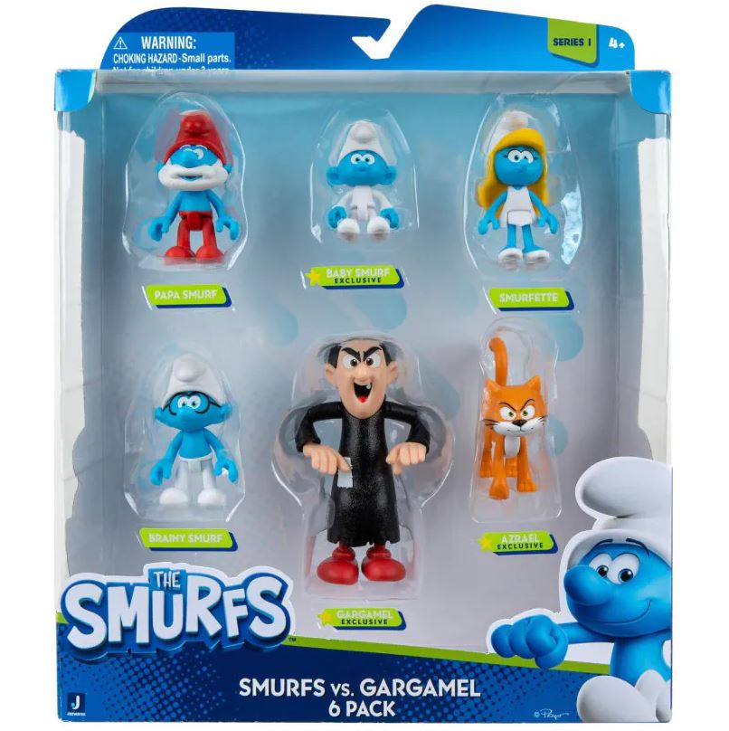 The Smurfs 6 Pack Smurfs Vs Gargamel